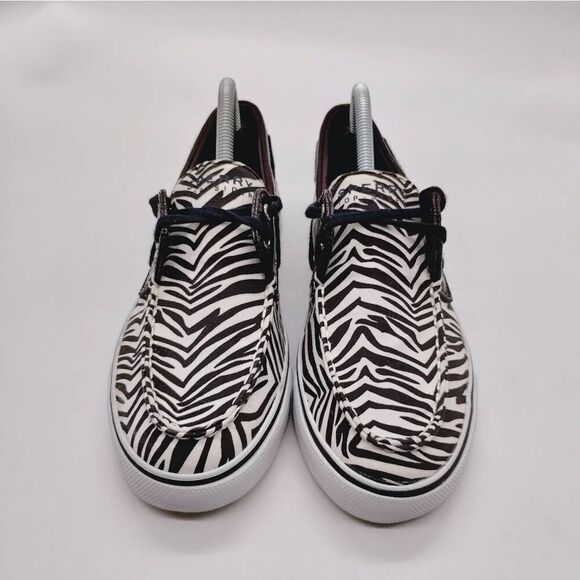 Sperry Top Sider Zebra Print Boat Shoes Womens Size‎ 9.5 M Sperry Casual Shoes - Picture 3 of 8